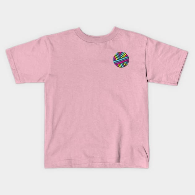 Rainbow Yarn Kids T-Shirt by ameemax